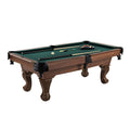 7.25 Ft Winstead Pool Table - Full Size Billiard Table with Complete Accessories Set, Green