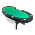 BBO® Lumen HD LED 11-Person Poker Table with Dining Top – Premium Game Room Table