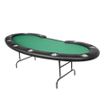 BBO® The Prestige Folding Leg Poker Table – Premium Portable Poker Table