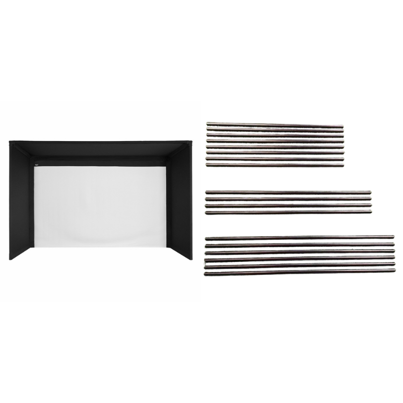 Carl's Place Pre-Cut 2-Inch EMT Pipe Framing Kit for Pro Golf Simulator Enclosure