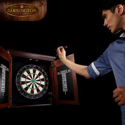 Chatham Bristle Dart Board and Cabinet Set