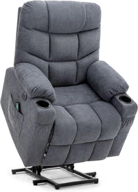 Upholstered Heated Massage Chair