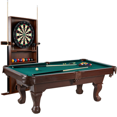 Barrington 7.5 Ft Premium Pool Table – Cue Rack, Dartboard & Accessories Included