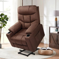Upholstered Heated Massage Chair
