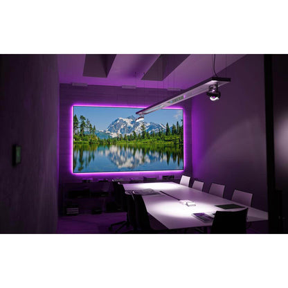 EluneVision 100" Aurora 4K ALR Perforated NanoEdge Fixed Frame Screen