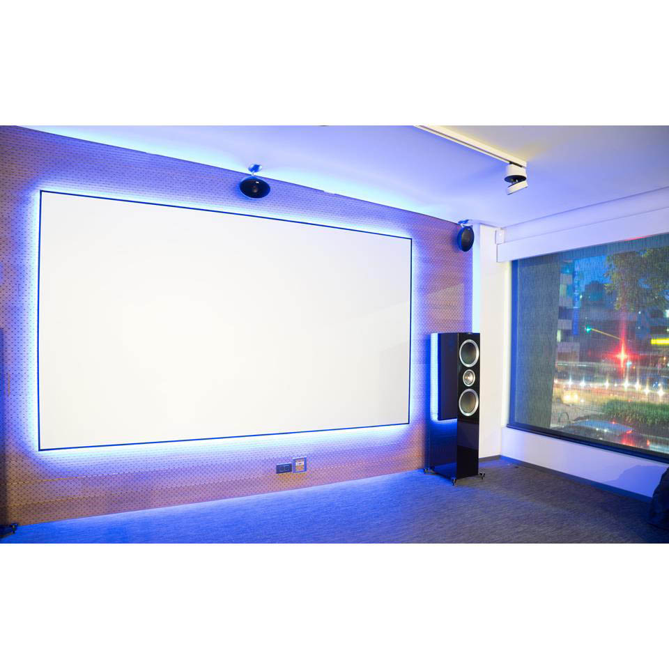 EluneVision 120" Aurora 4K ALR Perforated NanoEdge Fixed Frame Screen