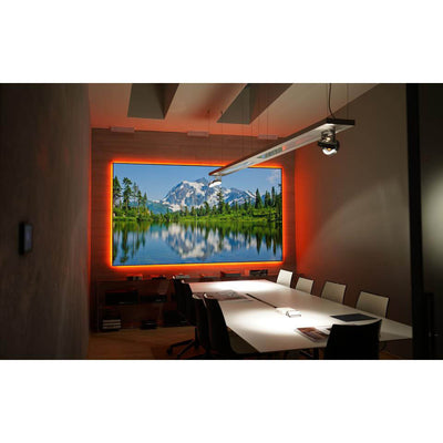 EluneVision 135" Aurora 4K ALR Perforated NanoEdge Fixed Frame Screen