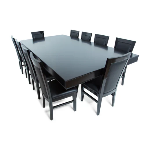 BBO® Lumen HD LED 11-Person Poker Table with Dining Top – Premium Game Room Table