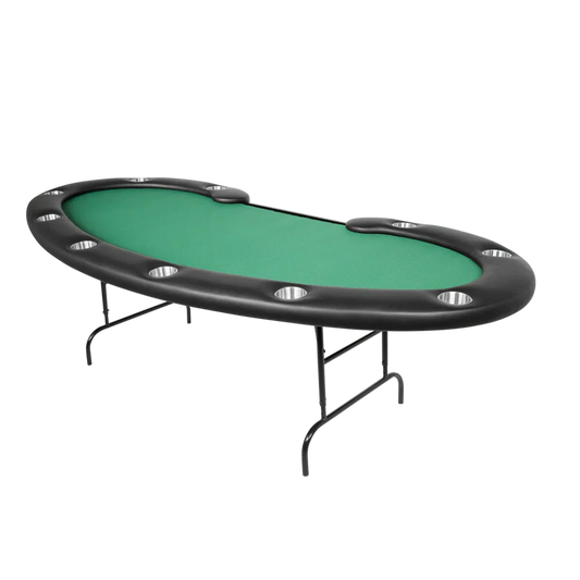 BBO® The Prestige Folding Leg Poker Table – Premium Portable Poker Table