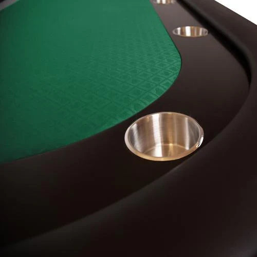 BBO® The Rockwell Classic Mahogany 10-Person Poker Table with Dining Top