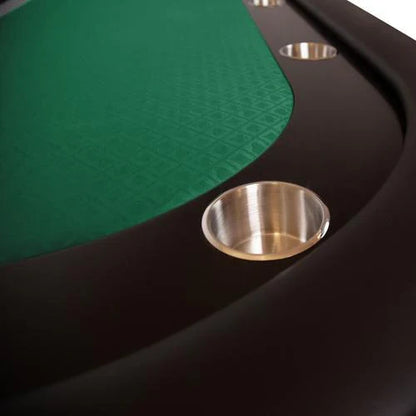 BBO® The Rockwell Classic Mahogany 10-Person Poker Table with Dining Top