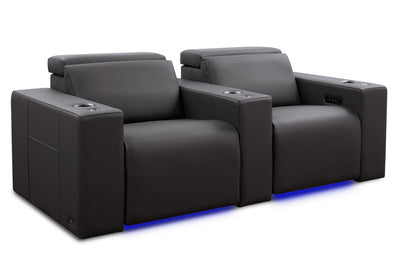 Valencia Barcelona Italian Leather Home Theater Seating