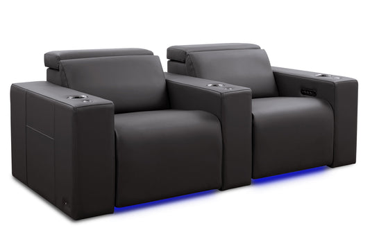 Valencia Barcelona Italian Leather Home Theater Seating