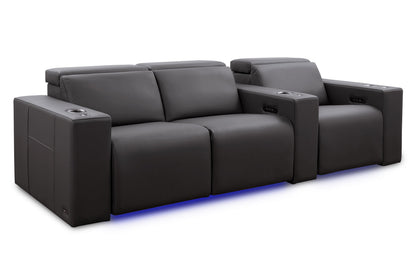 Valencia Barcelona Italian Leather Home Theater Seating