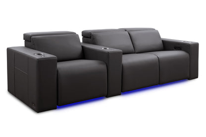 Valencia Barcelona Italian Leather Home Theater Seating