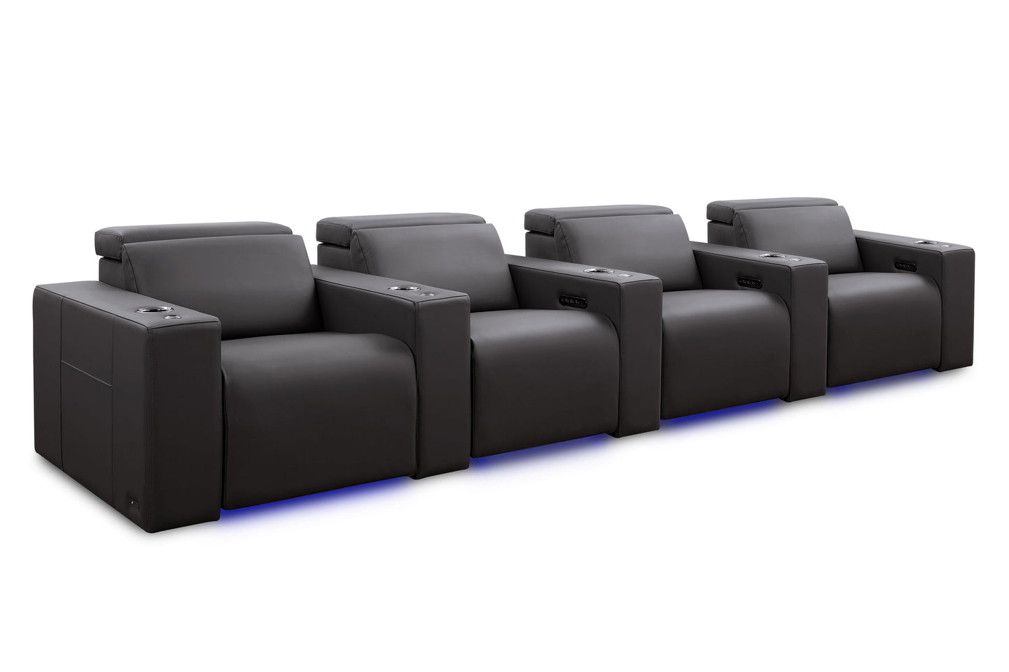 Valencia Barcelona Italian Leather Home Theater Seating