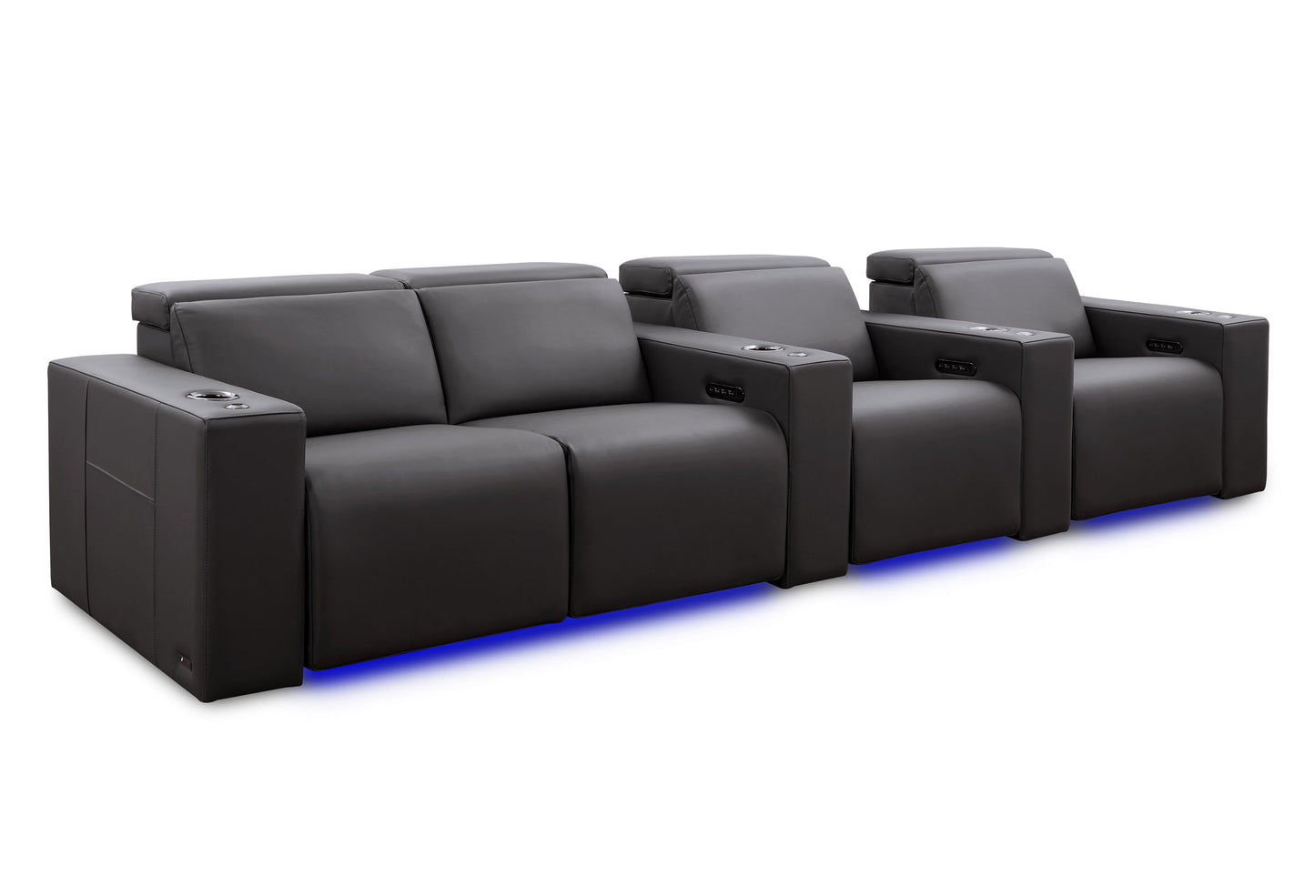 Valencia Barcelona Italian Leather Home Theater Seating
