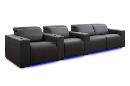 Valencia Barcelona Italian Leather Home Theater Seating