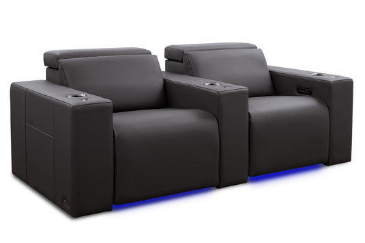 Valencia Barcelona Grand Italian Leather Home Theater Seating