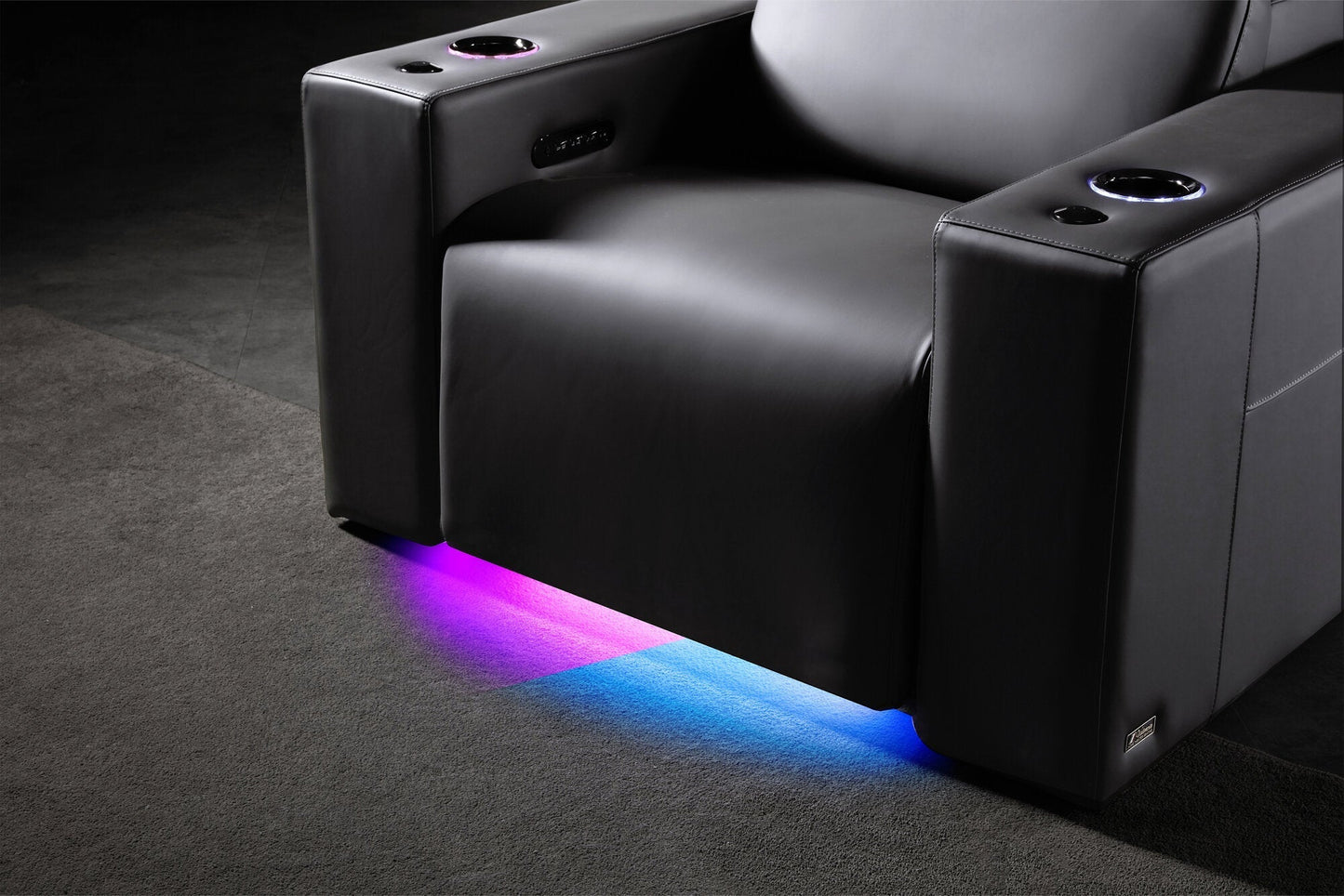 Valencia Barcelona Italian Leather Home Theater Seating