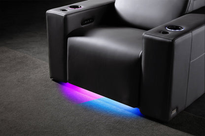 Valencia Barcelona Italian Leather Home Theater Seating