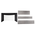 Carl's Place Pre-Cut 2-Inch EMT Pipe Framing Kit for Curved Golf Simulator Enclosure