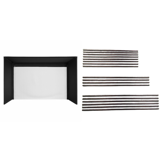 Carl's Place Pre-Cut 2-Inch EMT Pipe Framing Kit for Pro Golf Simulator Enclosure