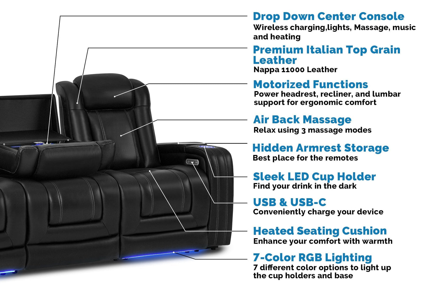 Valencia Cyber Intelligent Home Theater Console