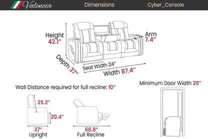 Valencia Cyber Intelligent Home Theater Console