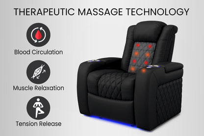 Valencia Tuscany Luxury Float™ Zero Gravity Heat &amp; Massage Theater Seating (2025 Edition)