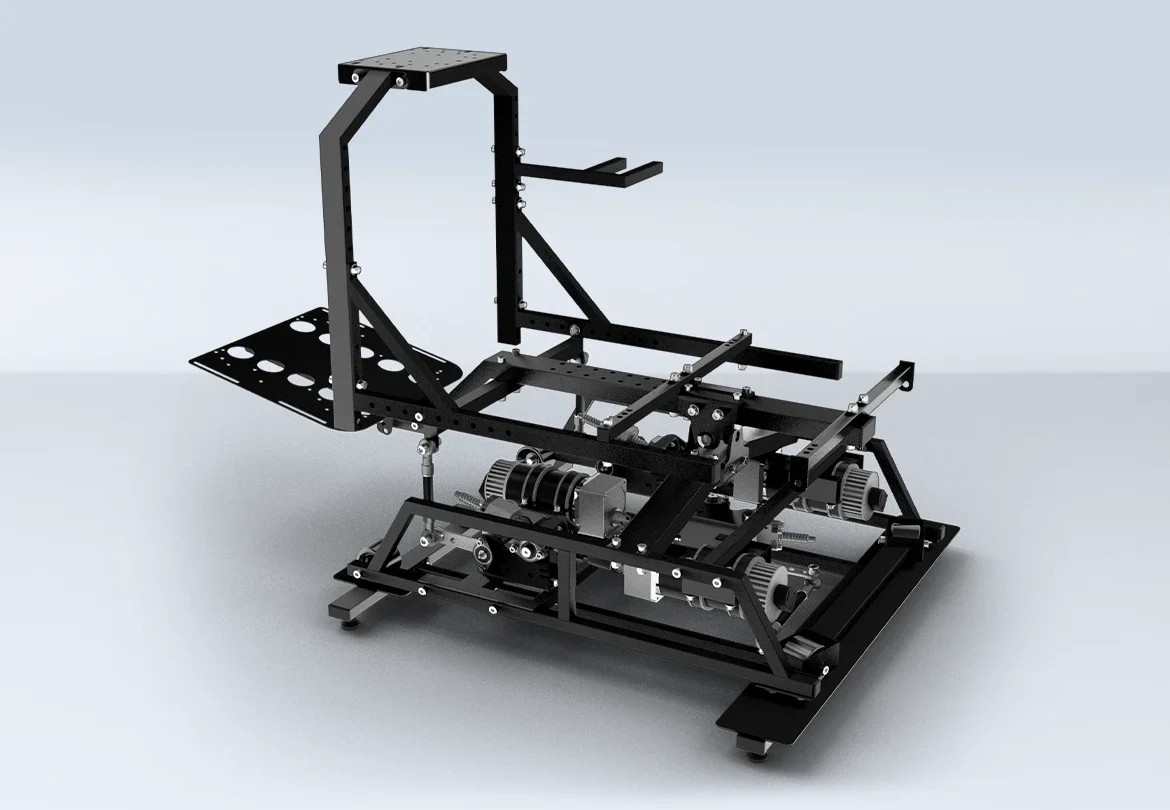 DOF Reality® H3 Motion Flight Simulator – 3-Axis HERO Ready-to-Play Platform
