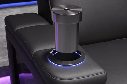 Valencia 2025 New Monza Leather Home Theater Seating Row of 4