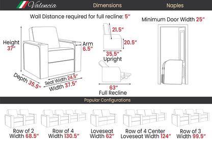 Valencia Naples Elegance Home Theater Seating