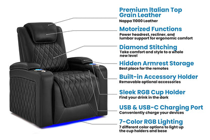 Valencia Oslo Float™ Zero Gravity Heat &amp; Massage Theater Seating – 2025 Edition