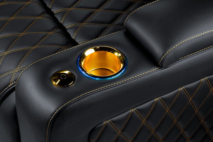 Valencia Oslo Ultimate 20K Italian Semi-Aniline Leather Theater Seating