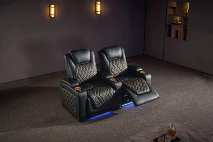 Valencia 2025 Oslo Ultimate Luxury Leather Home Theater Seating