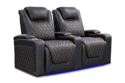Valencia Oslo Ultimate 20K Italian Semi-Aniline Leather Theater Seating