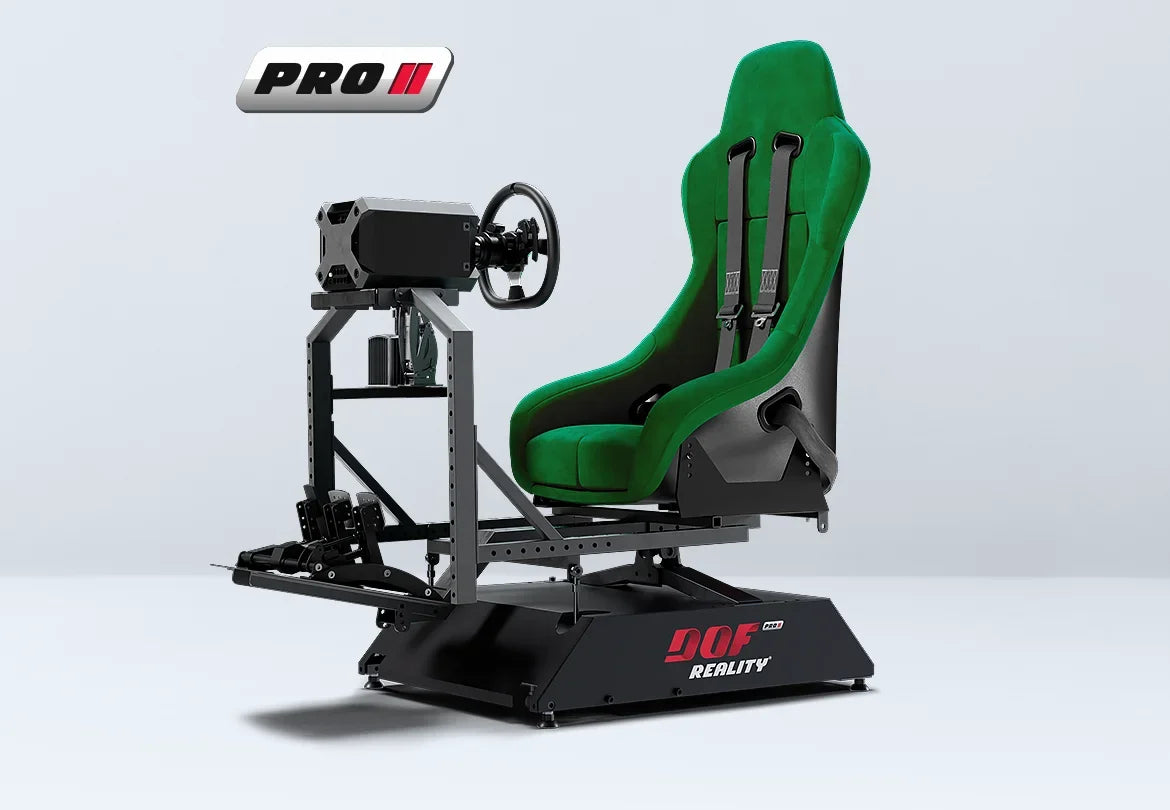 DOF Reality® P2 Motion Racing Simulator – 2-Axis PRO Ready-to-Play Platform