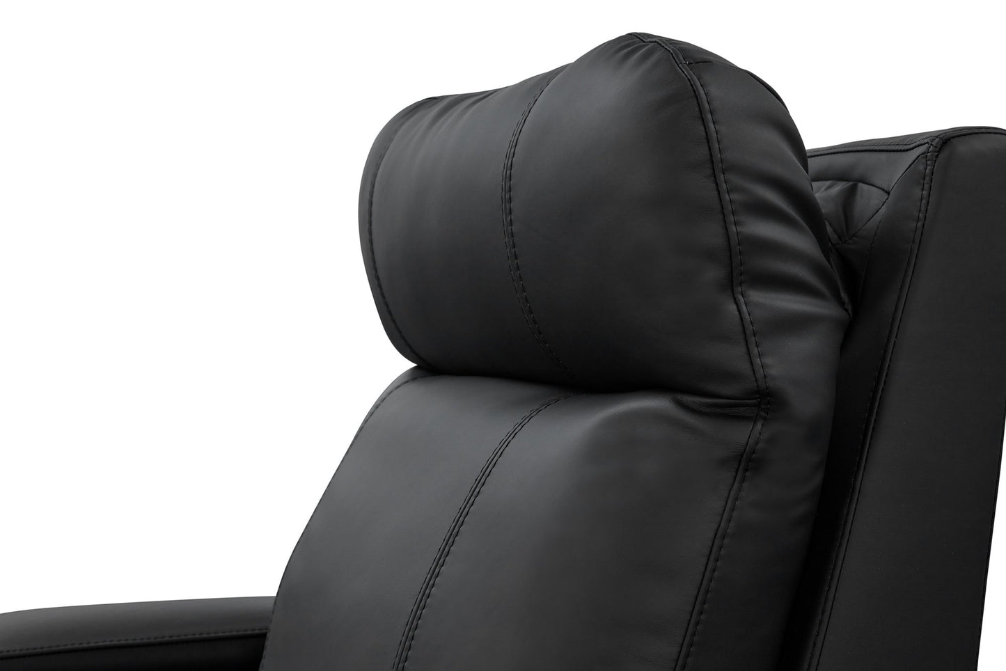 Valencia Piacenza Luxury Leather Home Theater Seating Row of 2
