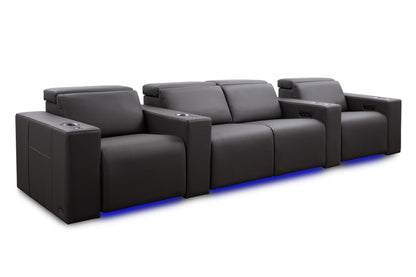 Valencia Barcelona Grand Italian Leather Home Theater Seating