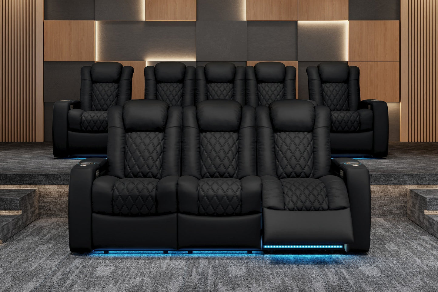 Valencia Tuscany Luxury Float™ Zero Gravity Heat &amp; Massage Theater Seating (2025 Edition)