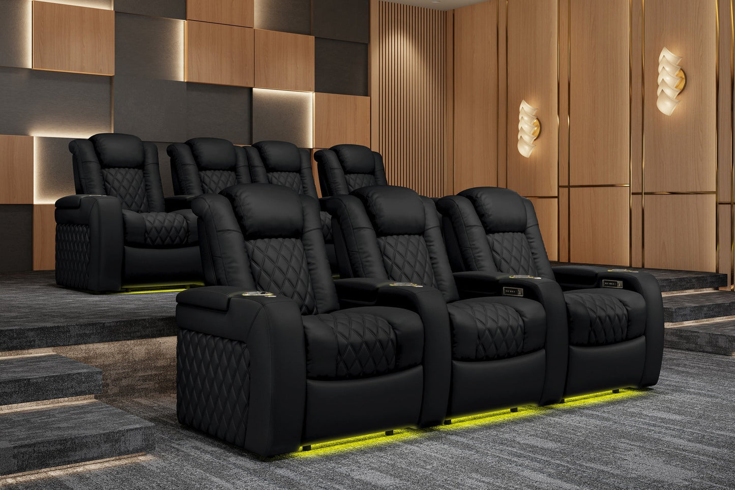 Valencia Tuscany Luxury Float™ Zero Gravity Heat &amp; Massage Theater Seating (2025 Edition)