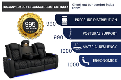 Valencia Tuscany XL Luxury Console Theater Seating