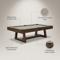 The Aiden 8’ Pool Table — Lifestyle