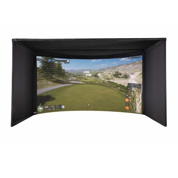 Carl’s Place Pro-Series Panoramic Curved Golf Simulator Enclosure