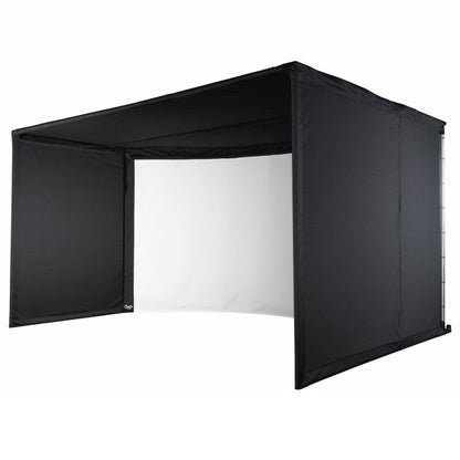Carl’s Place Pro-Series Panoramic Curved Golf Simulator Enclosure