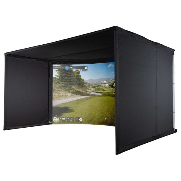 Carl’s Place Pro-Series Panoramic Curved Golf Simulator Enclosure