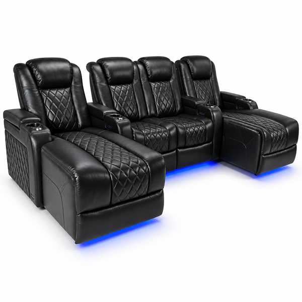 Valencia Tuscany Chaise Multimedia Sectional