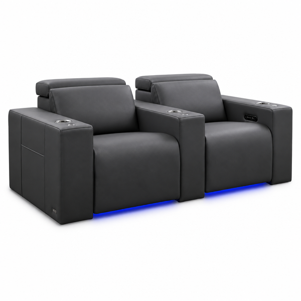 Valencia Barcelona Grand Italian Leather Home Theater Seating