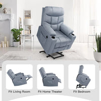 Upholstered Heated Massage Chair